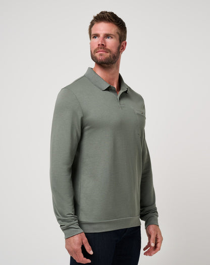 Travis Mathew December First Long Sleeve Polo