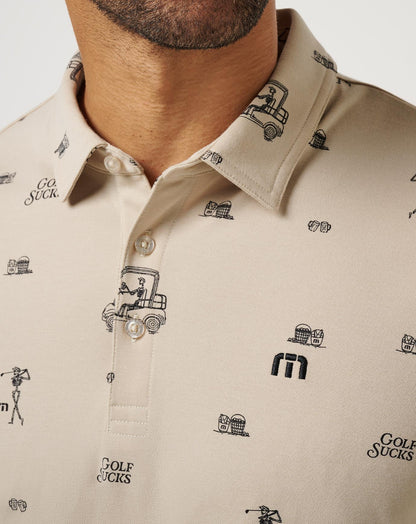 Travis Mathew Golf Sucks Polo