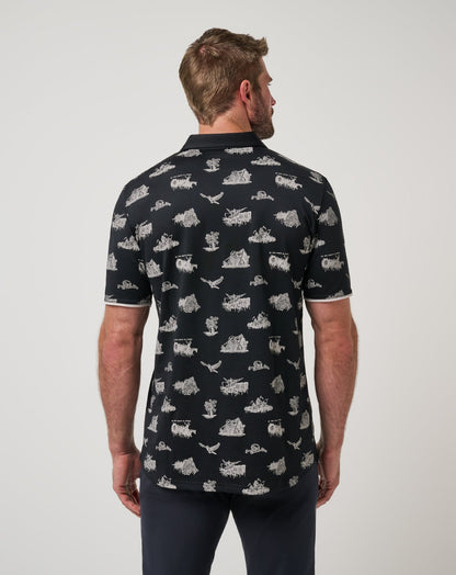 Travis Mathew City Of Evil Polo