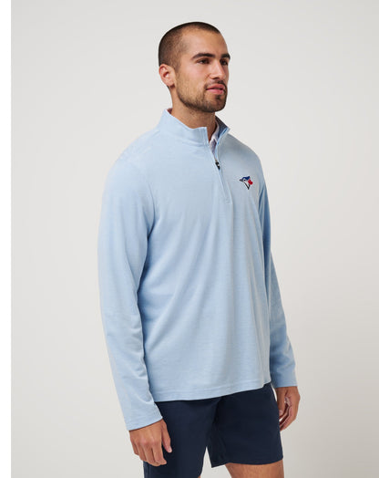 Travis Mathew Toronto Blue Jays Time To Tailgate Quarter Zip
