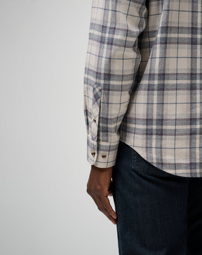 Travis Mathew Cloud Flannel Plaid Button-Up