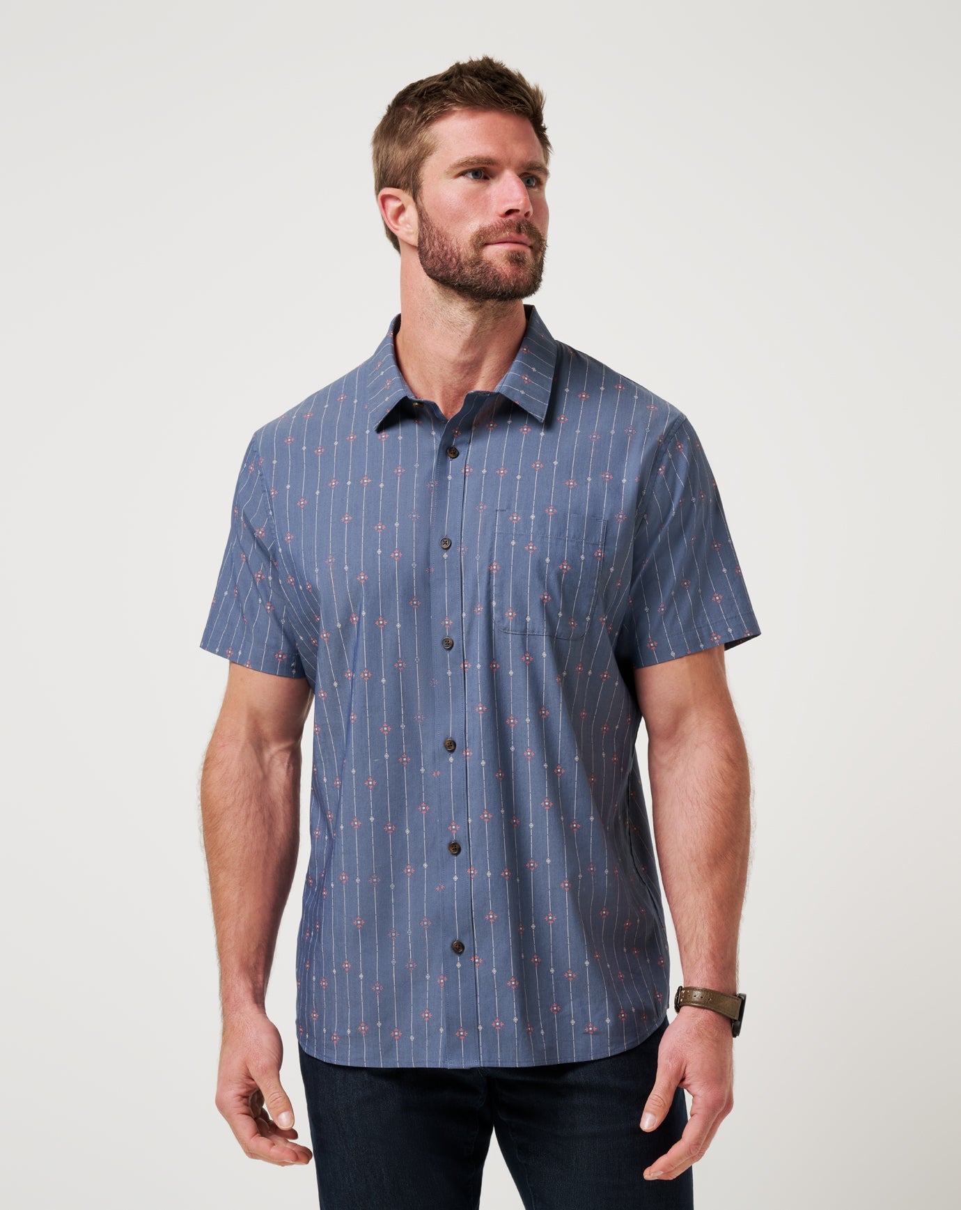 Travis Mathew Deco Button-Up