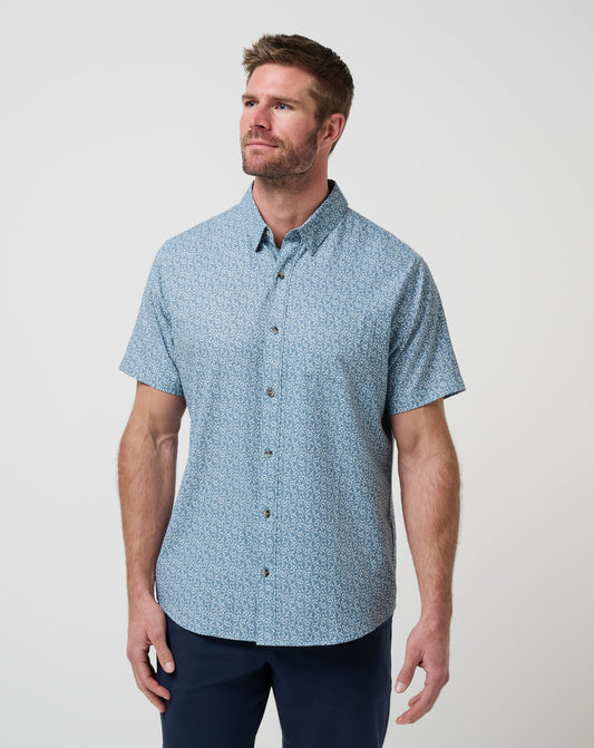 Travis Mathew Techwoven Country Mile Button-Up