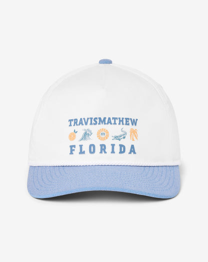 Travis Mathew Bring The Sunscreen Snapback Hat