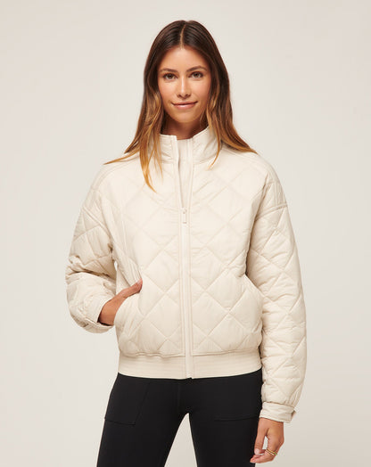 Travis Mathew Lights At Night Quilted Jacket