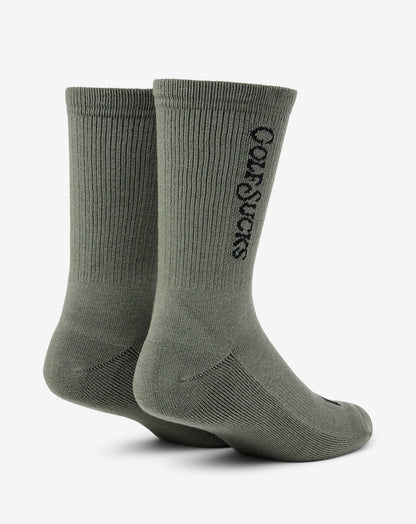 Travis Mathew Golf Sucks Crew Sock