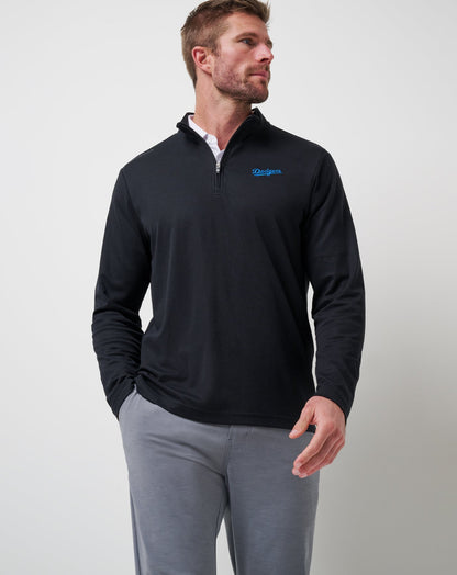 Travis Mathew Los Angeles Dodgers Time To Tailgate Quarter Zip