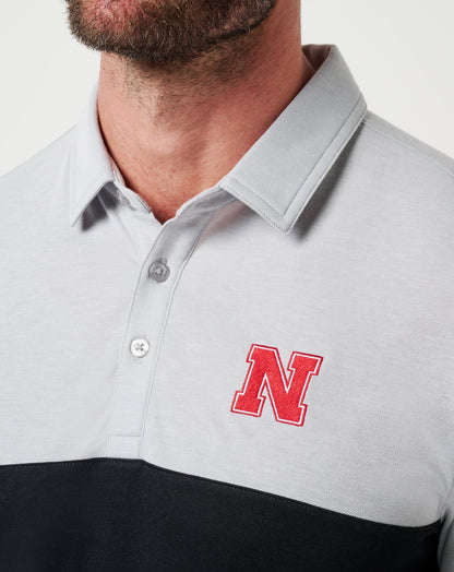 Travis Mathew Nebraska Drop Back Polo